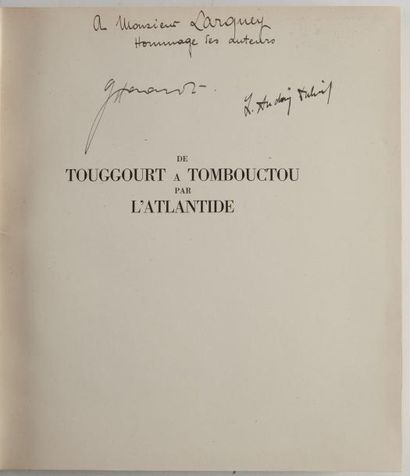 Georges-Marie HAARDT et Louis AUDOIN-DUBREUIL. ...