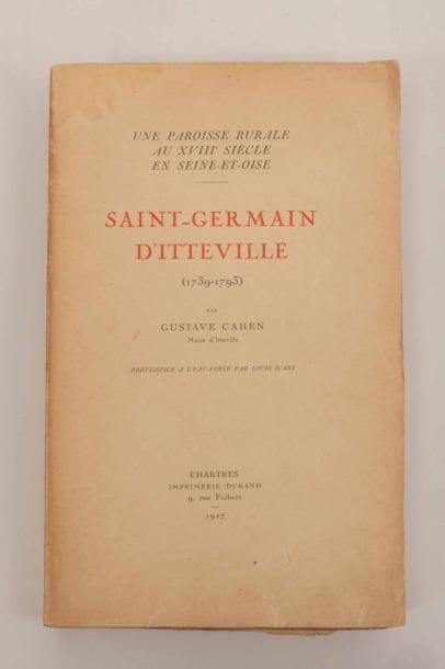 [ICART]. Gustave CAHEN. 

Saint-Germain d'Itteville...