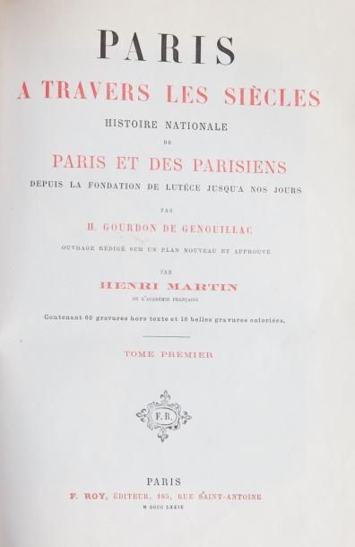 Nicolas GOURDON DE GENOUILLAC. 

Paris à...
