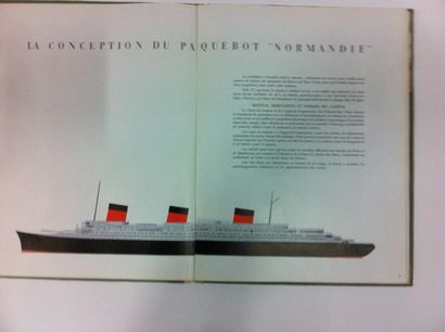Plaquette publicitaire sur le paquebot 