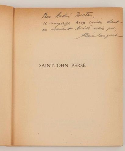 [André BRETON] Alain BOSQUET.

Saint-John...