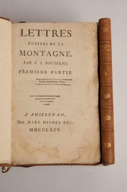 Jean-Jacques ROUSSEAU.

Lettres écrites de...