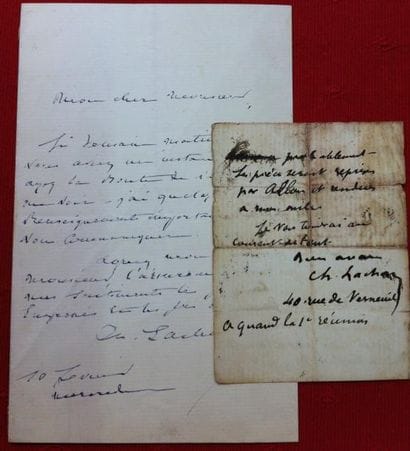 Charles LACHAUD (Treignac 1817-1882) Avocat...
