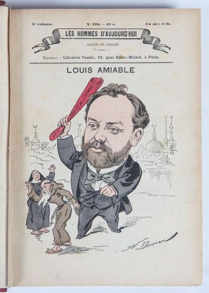 [CARICATURES]. Félicien CHAMPSAUR et André...