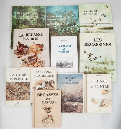 [CHASSE] 

Ensemble d'ouvrages sur la chasse,...