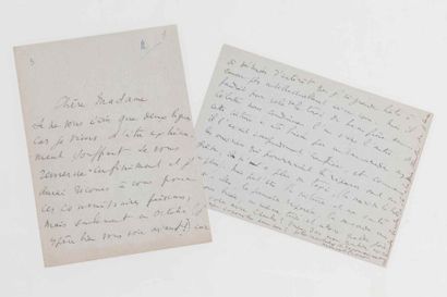 Marcel PROUST (1871-1922).

Lettre autographe...