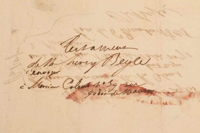 STENDHAL Henri Beyle, dit (1783-1842).

Testament...