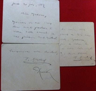 [ECRIVAINS]. Ensemble de lettres ou documents...