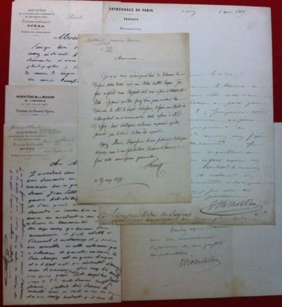 [ARCHITECTES] Ensemble de lettres ou documents...
