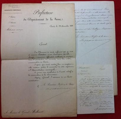 [ARCHITECTES] Ensemble de lettres ou documents...