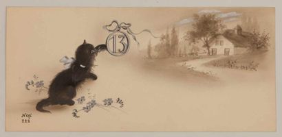 [Chats. Dessins Originaux].

Ensemble de...
