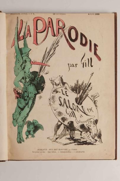 André GILL.

La Parodie. 

Paris, Alcan-Lévy,...