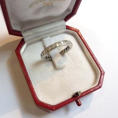 CARTIER - ALLIANCE américaine en platine...