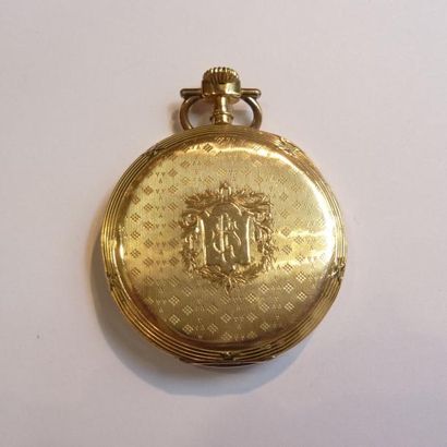 LIP - MONTRE DE COL en or jaune 18K (750°/°°),...
