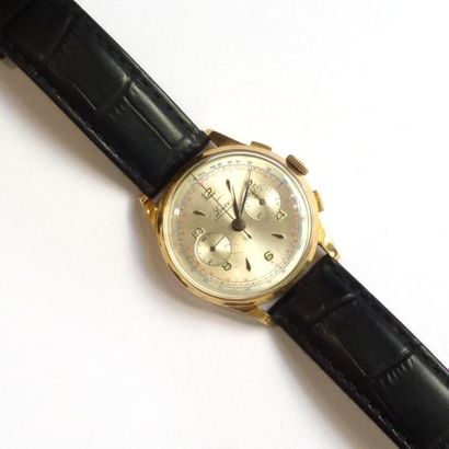 LUXE. Montre bracelet d'homme à boîtier en...
