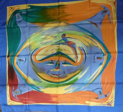 HERMES. Foulard carré en soie, modèle 