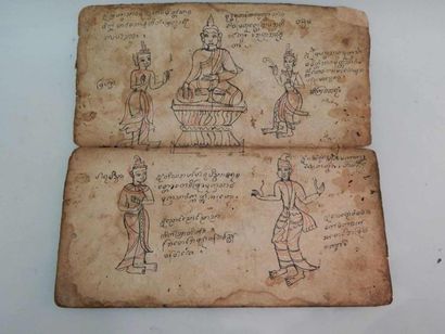 Livre de prière. 

Siam-Birmanie, début du...