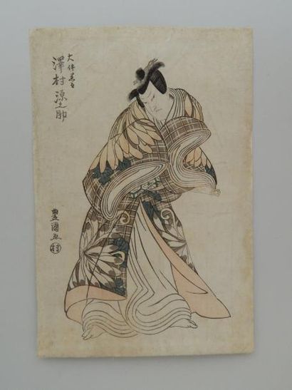Toyokuni, l’acteur Sawamura Gennosuke. Vers...