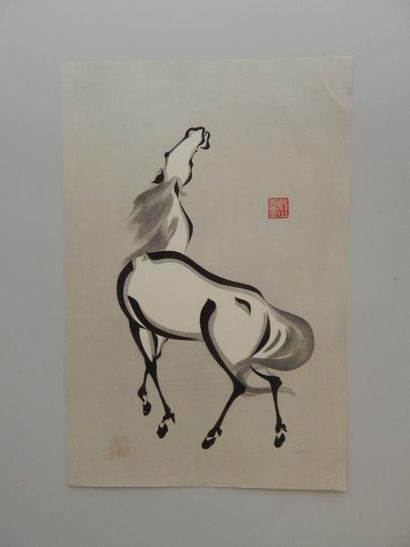 Aoyama, trois planches, corbeau et chevaux....