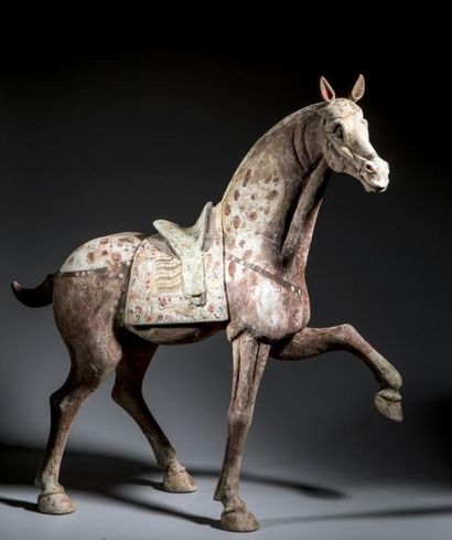 « Prancing Horse » Cheval sellé à la jambe...