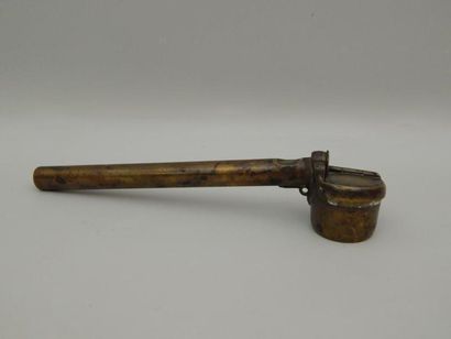 « Yatate » encrier portatif en bronze. Fin...