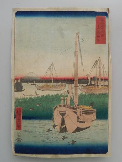 Hiroshige, oban tate-e, série 
