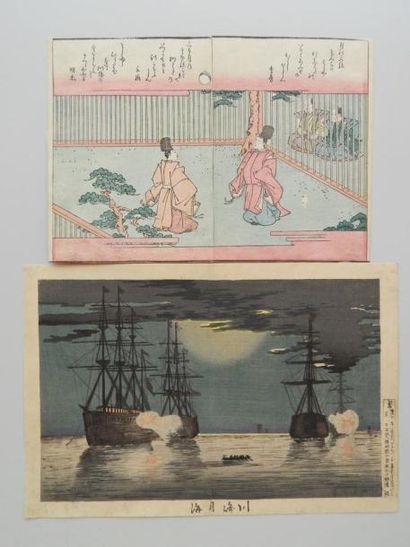 Lot de quatre planches, artistes divers.