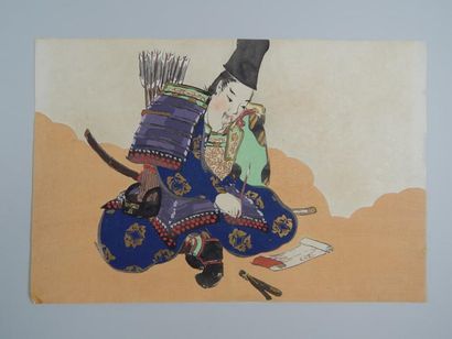 Kamisaka Sekka (1866-1942), deux planches,...
