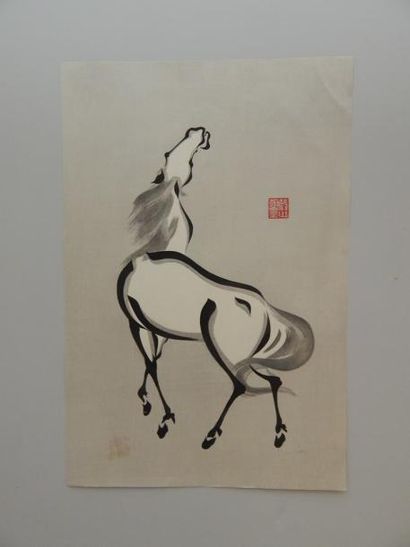 Aoyama, trois planches, corbeau et chevaux....