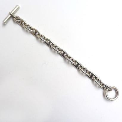 HERMES. BRACELET en argent (925/°°)., maillon...