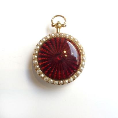 MONTRE de col Charles Oudin Paris (signée...