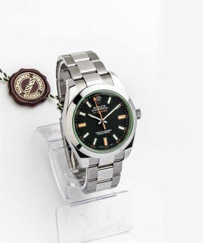 ROLEX MILGAUSS. Montre bracelet homme en...