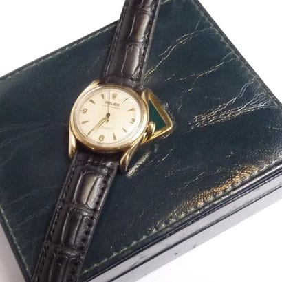 ROLEX OYSTER PERPETUAL. MONTRE en or 14K...