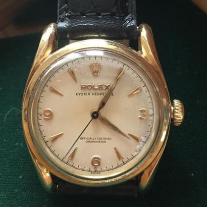 ROLEX OYSTER PERPETUAL. MONTRE en or 14K...
