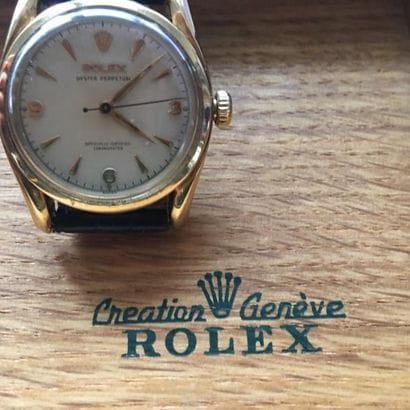 ROLEX OYSTER PERPETUAL. MONTRE en or 14K...