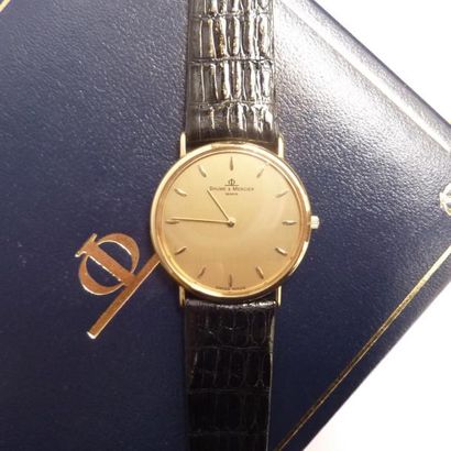 BAUME & MERCIER. Montre bracelet à boîtier...