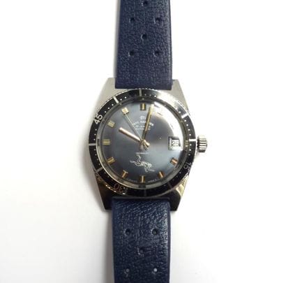 PAUL GARNIER. MONTRE de plongée, en acier,...