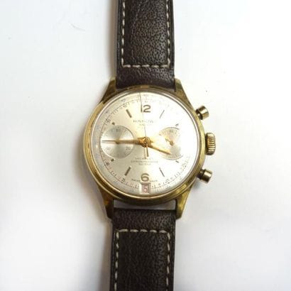 HANOWA. MONTRE chronographe, années 1960....
