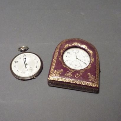 350 ter. Lot de deux montres de gousset en...