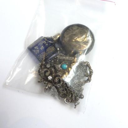Lot en argent 925°/°° comprenant: une petite...