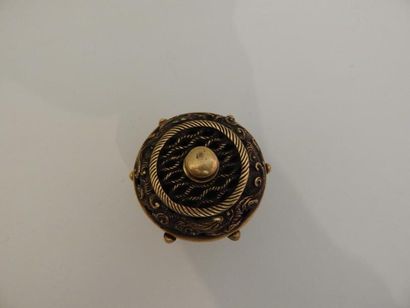 Brûle parfum sur piédouche en bronze, le...