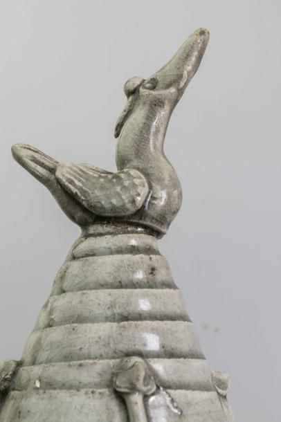 Paire de vases « Humping » en grés porcelaineux....