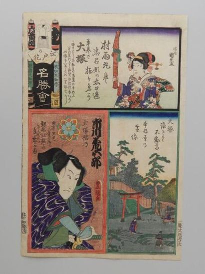 Kunisada, harimate, estampes à découper....