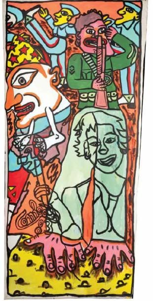 Robert COMBAS (Né en 1957)
Parade, 1983
Acrylique...