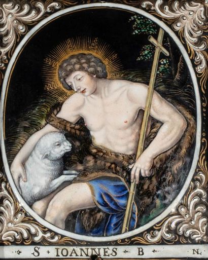 Limoges, XVIIème siècle. Saint Jean-Baptiste.

Email...