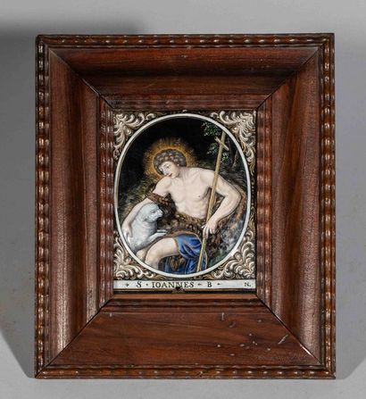 Limoges, XVIIème siècle. Saint Jean-Baptiste.

Email...