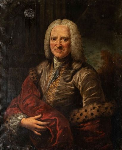 ECOLE FRANÇAISE, vers 1760
Portrait d’homme...