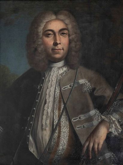 École FRANÇAISE, vers 1750
Portrait d’homme...