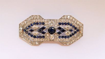 JOSEPH CHAUMET - BROCHE en or blanc 18K (750/°°)...