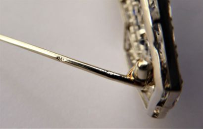JOSEPH CHAUMET - BROCHE en or blanc 18K (750/°°)...